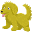 Helios, a pixel-art character for Sunny skies